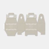 Beige Talavera Tegel Fiesta Doopdessert Bedankdoosjes (Uitgevouwen)