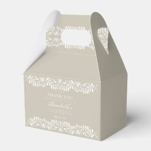 Beige Talavera Tegel Fiesta Doopdessert Bedankdoosjes