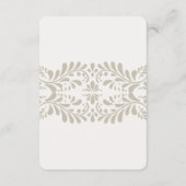 Beige Talavera Tegel Registry Kaart Insert (Achterkant)