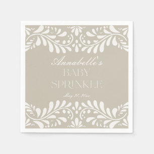 Beige Talavera Tegel Spaans Fiesta Baby Sprinkle Servet