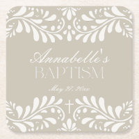 Beige Talavera Tegel Spaans Fiesta Doopsel