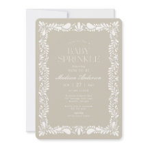 Beige Talavera Tegel Spaanse Fiesta Baby Shower Fe