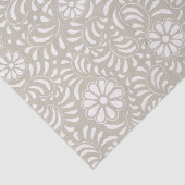 Beige Talavera-tegel Spaanse stijl Fiesta Tissuepapier (Detail)