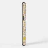 Beige Tan Bloemgeel iPhone Hoesje (Rechterkant)