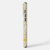 Beige Tan Bloemgeel iPhone Hoesje (Linkerkant)