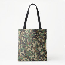 Beige, Tan Bruin, Groen, Donkergrijs Camouflage