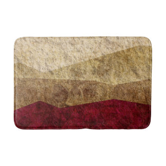 Beige, Tan, bruin, maroon Badmat