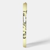 Beige  Tattoo Love Paris Mode Case-Mate iPhone Case (Achterkant / Rechts)