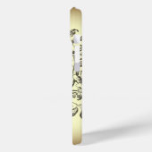 Beige  Tattoo Love Paris Mode Case-Mate iPhone Case (Achterkant / Links)