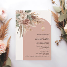 Beige taupe rozen pampas boog ivoor Bevestiging