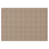 Beige Taupe Sinaasappel Brown Hip Orient Bali Art Tafelkleed (Voorkant (Horizontaal))