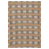 Beige Taupe Sinaasappel Brown Hip Orient Bali Art Tafelkleed (Voorkant)