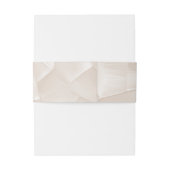 Beige & Terracotta Calligrafie Bruiloft Uitnodigingen Wikkel (Achterkant Voorbeeld)