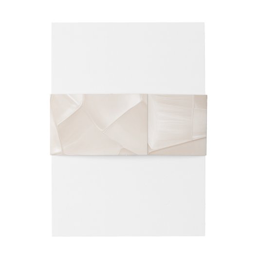 Beige & Terracotta Calligrafie Bruiloft Uitnodigingen Wikkel (Achterkant Voorbeeld)