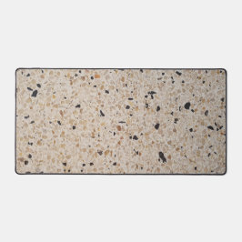       Beige Terrazzo Alla Venezia Textuur Abstract Bureaumat