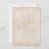 Beige Thanksgiving Pompoenen en Squash Dinner Kaart (Achterkant)