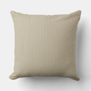 Beige Ticking Streep Kussen