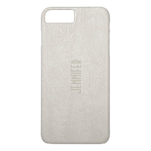 Beige Tones Faux Leather Kijk uit Case-Mate iPhone Case