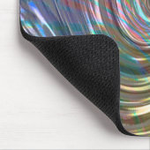 Beige tot lichtpaarse parelmoer of metaalachtige w muismat (Hoek)