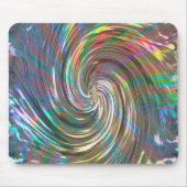 Beige tot lichtpaarse parelmoer of metaalachtige w muismat (Voorkant)