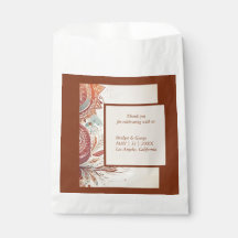 beige tribal bruiloft motief