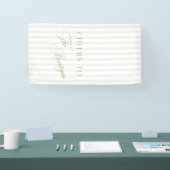 Beige Trouwbanner Spandoek (Beurs)