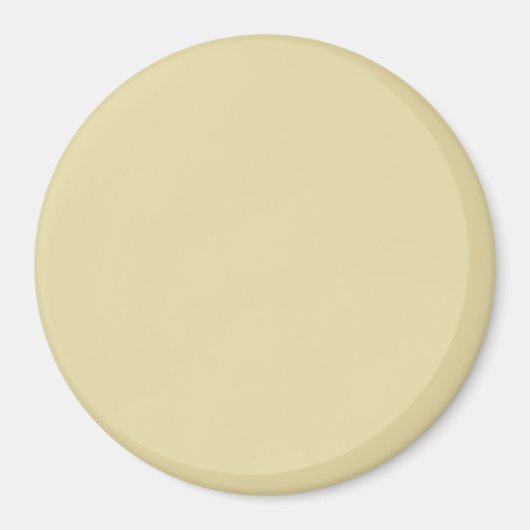Beige (vaste kleur) magneet (Voorkant)