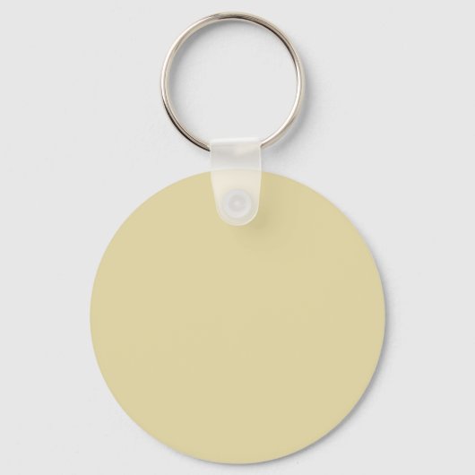 Beige (vaste kleur) sleutelhanger (Voorkant)