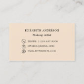 Beige visitekaartje (Achterkant)