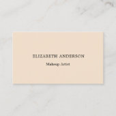 Beige visitekaartje (Voorkant)