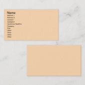 Beige Visitekaartje (Voorkant / Achterkant)