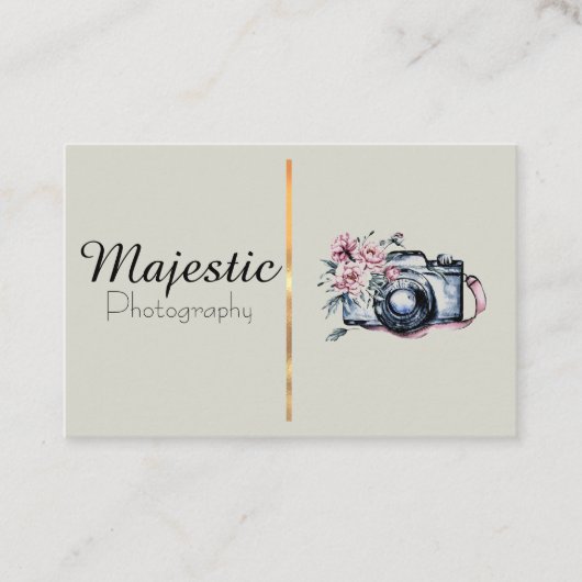 Beige Visitekaartjes (Voorkant)