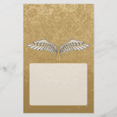 Beige vleugels flyer (Achterkant)