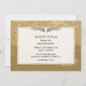 beige vleugels kaart (Achterkant)