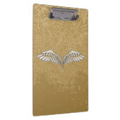 Beige vleugels klembord (Rechts)
