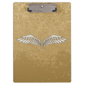Beige vleugels klembord (Voorkant)