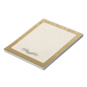 Beige vleugels notitieblok (Linkerzijde)