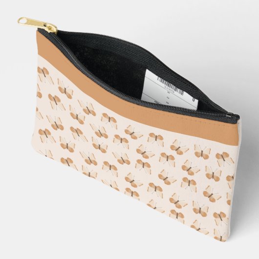 Beige vlinder etui (Open)