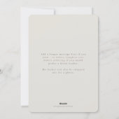 Beige Watercolor Holly & Ivy Feestdagenkaart (Achterkant)