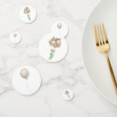 Beige Waterverf ballonnen Confetti (Groep)