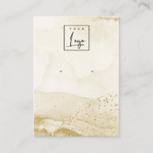 Beige Waterverf Gold Stud CAD-beeldscherm voor Log