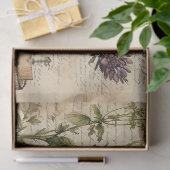 Beige  Waterverf Natuurlijke Wildflower Tissuepapier (Geschenk)