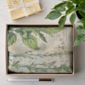 Beige  Waterverf Natuurlijke Wildflower Tissuepapier (Geschenk)