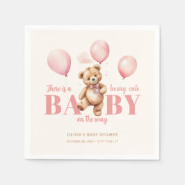 Beige We kunnen nauwelijks wachten op minimalistis Servet