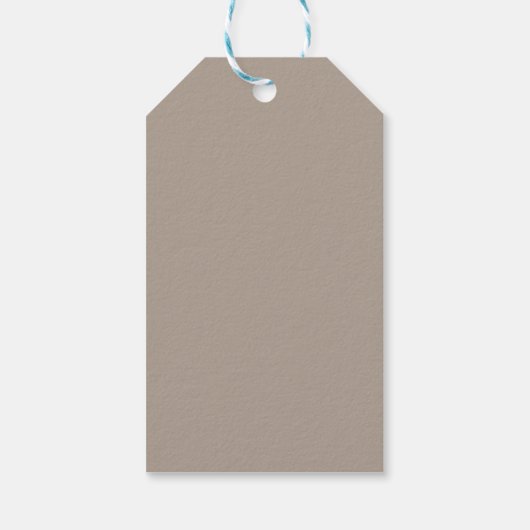 Beige Welcome Guest Gift Labels Cadeaulabel (Achterkant)