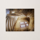 Beige wenteltrap, Frankrijk Legpuzzel (Horizontaal)