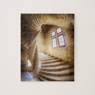Beige wenteltrap, Frankrijk Legpuzzel