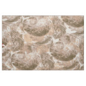 Beige wervelende behang. koraalbladtextiel stof (Fat Quarter)