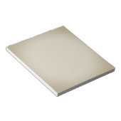 Beige White Polka Dot Simple Retro Notitieblok (Schuin)