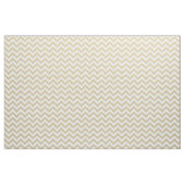 Beige White Trendy Chevron Pattern Fabric Stof (Fat Quarter)